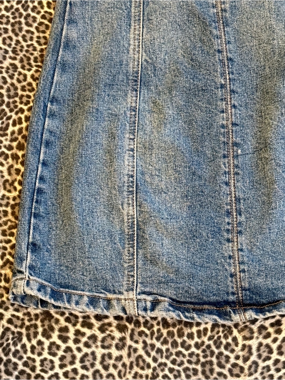 Zara Asymmetrical One-Shoulder Denim Mini Dress - Blue Size M NWT - Picture 10 of 11